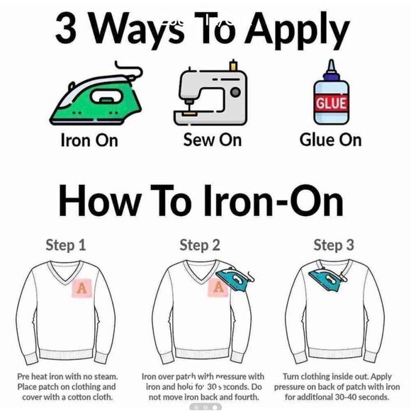 Iron On‎ Patch-Crafts Material DIY Accessory-alien-Space-A48 - Picture 2 of 2